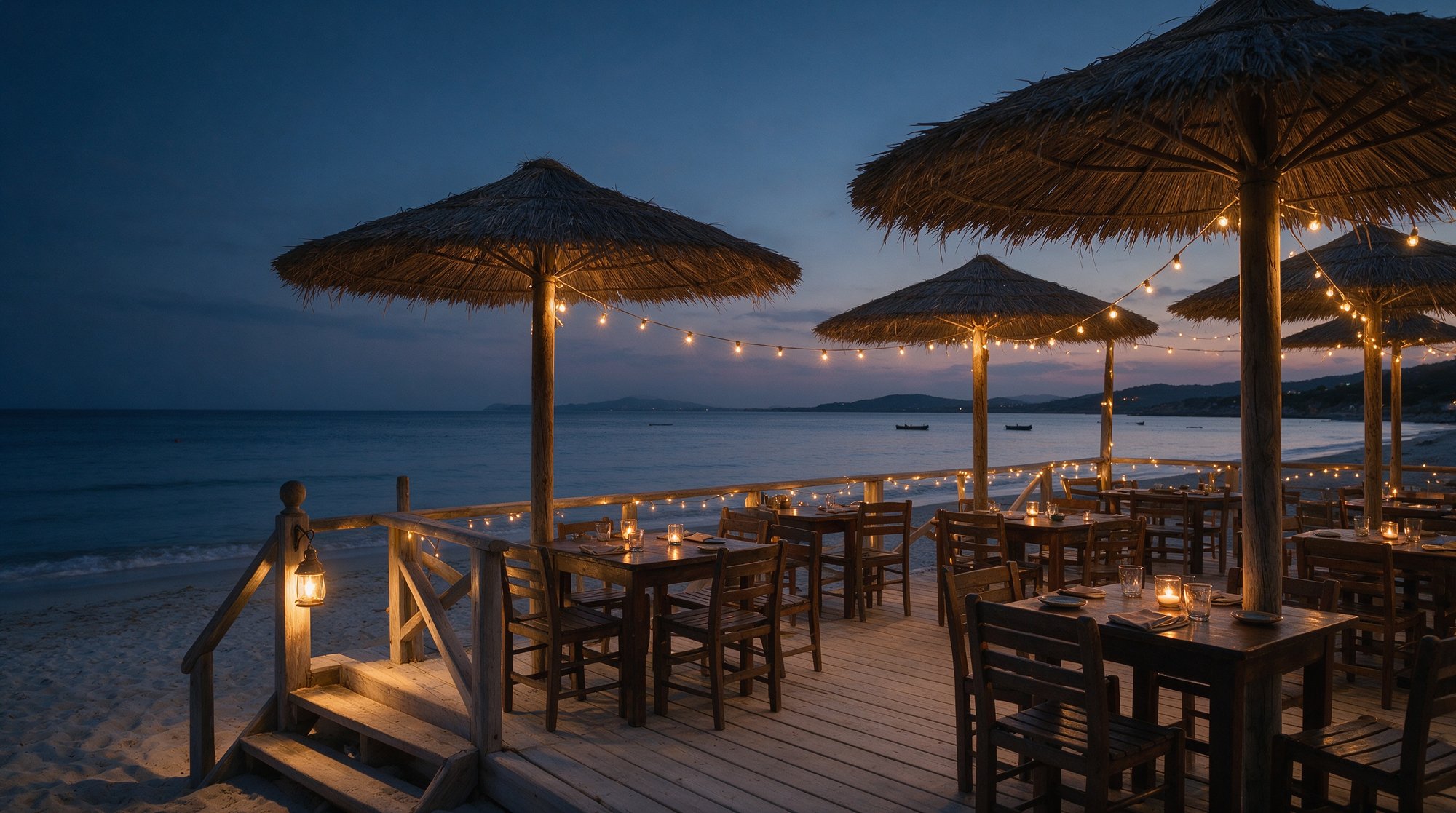 Vistas al mar desde Restaurante Kiosco Lagos, chiringuito en primera línea de playa